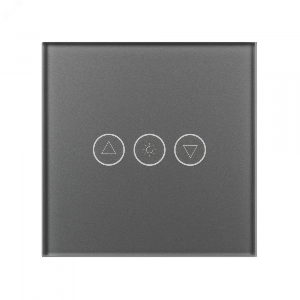 Светорегулятор сенсорный с Zigbee управлением SWT-OMALI-SD3-ZB-GR 250V, 500W Стекло