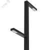 Система осветительная парковый Glight Z 2x60 Вт Urban 4000 мм DALI 3000K RAL9005 черный муар