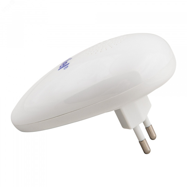 Ультразвуковой отпугиватель насекомых и грызунов UDR-E14 WHITE.  220В. Площадь до 120м2. Белый. TM Uniel
