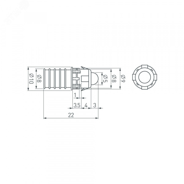ИК-датчик SR-PRIME-IN-R14-SL-MINI 12-24V, 48-96W, HAND, IP20 пластик, 2 года