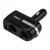 Разветвитель автоприкуривателя 2 гнезда 1хUSB (5 V 1000 mA),