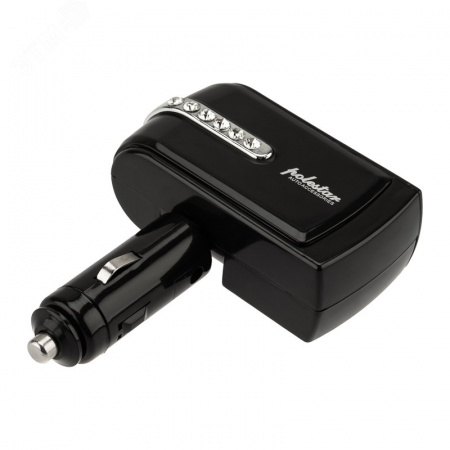 Разветвитель автоприкуривателя 2 гнезда 1хUSB (5 V 1000 mA),