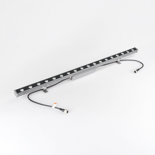 Прожектор линейный AR-LINE-1000-18W Warm3000 (GR, 30 deg, 230 В) (ARL, IP65 Металл, 3 года)