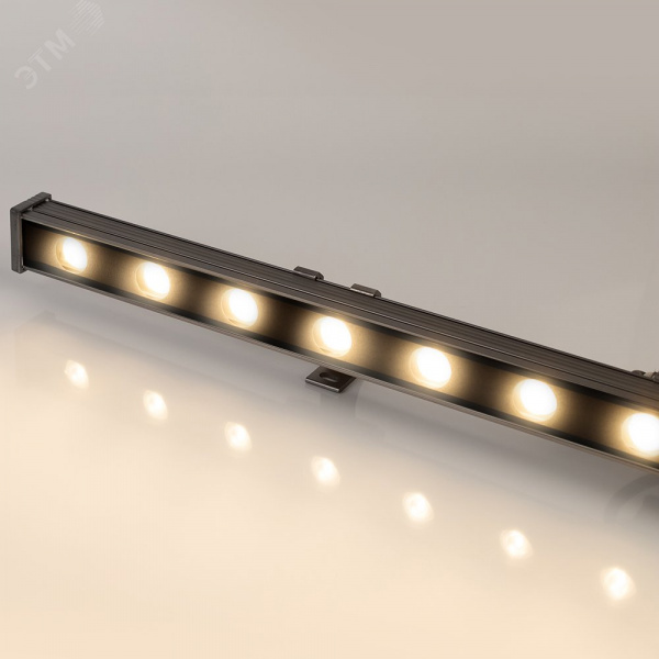 Прожектор линейный AR-LINE-1000-18W Warm3000 (GR, 30 deg, 230 В) (ARL, IP65 Металл, 3 года)