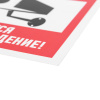 Табличка информационный знак Внимание, ведется видеонаблюдение 200х200 мм,