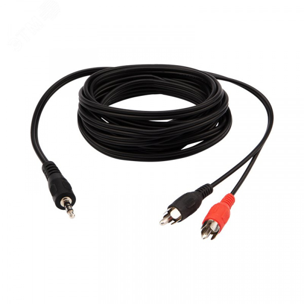 Аудио кабель 3.5 мм - 2 RCA, 3 м