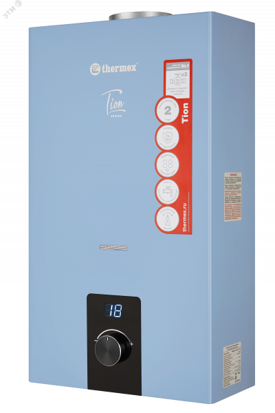 Водонагреватель газовый проточный T 20 D (Silver Grey)