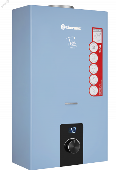 Водонагреватель газовый проточный T 20 D (Silver Grey)