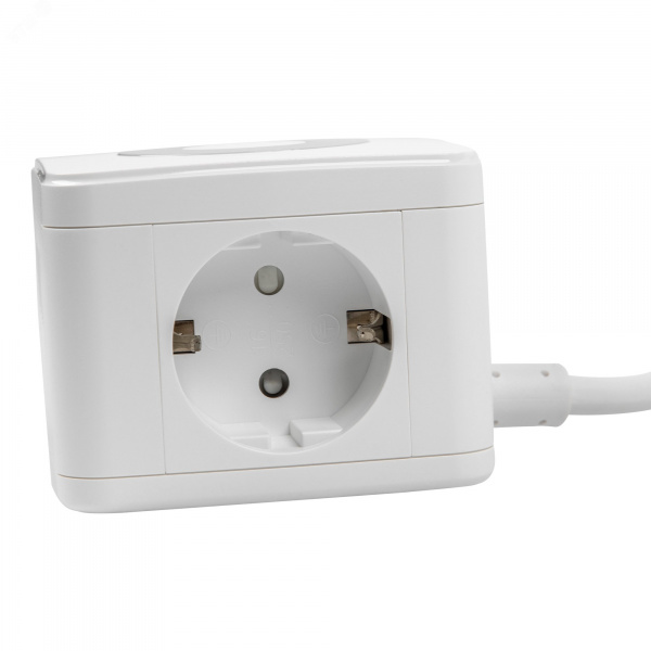 Удлинитель Standard c с заземлением шнур 1,5м 2 гнезда 3 USB 16А белый S-GCD2-1,5SBU WHITE