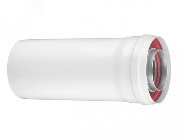 Удлинение коаксиальное d 60/100 мм L 250 мм алюминий
