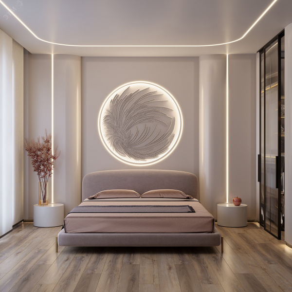 Лента герметичная MOONLIGHT-SIDE-A168-4x10мм 24V Warm3000 7.2 W/m, IP65, 5м, wire x2 вывод кабеля прямой