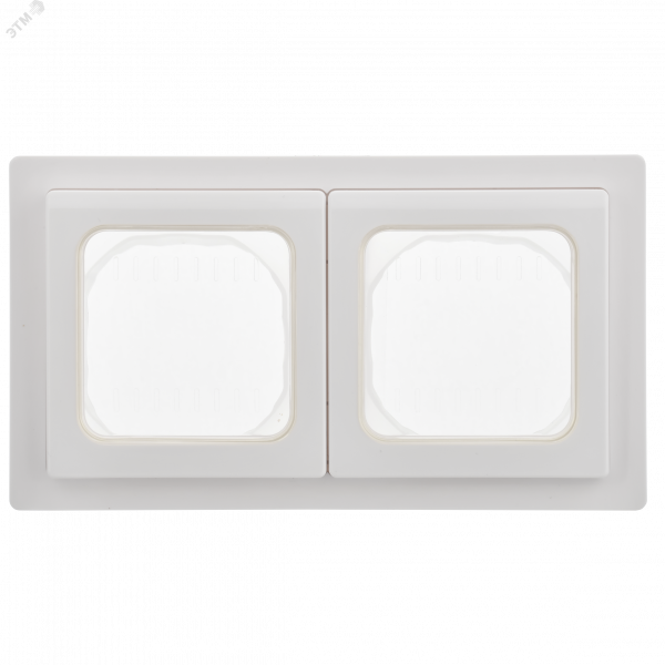 FLITE Рамка 2-местная IP55 Рпро-2-55-ФлБ белый IEK