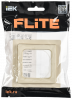 FLITE Рамка 1-местная IP55 Рпро-1-55-ФлСл сливочный IEK