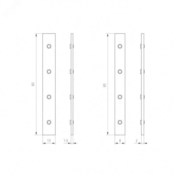 Панель Knob SR-KN9550K8-UP White KNX, DIM ARL