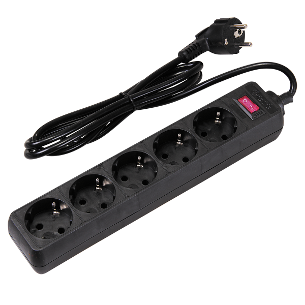 Фильтр сетевой ФАZА FOP-05GS-180-bk черный