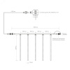 Панель SMART-P100-MIX-SUF Black 3V, Rotary, 2.4G IP20 пластик, 5 лет