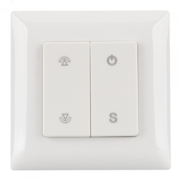 Панель SMART-P46-DIM-P-SUF 3V, 1 зона, Knob, 2.4G ARL, пластик