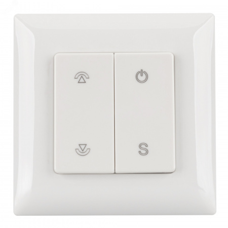 Панель SMART-P46-DIM-P-SUF 3V, 1 зона, Knob, 2.4G ARL, пластик