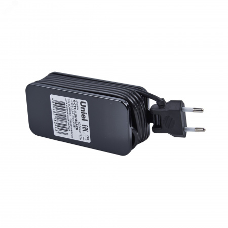 Удлинитель Travel шнур 1,5м 1 гнездо 10A без заземления 4USB 2,1A черный ТМ S-CT1-1,5U BLACK