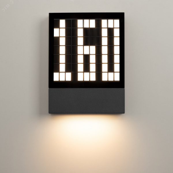Светильник LGD-SIGN-WALL-S150x200-3W Warm3000 (GR, 148 deg, 230 В) (IP54 металл, 3 года)