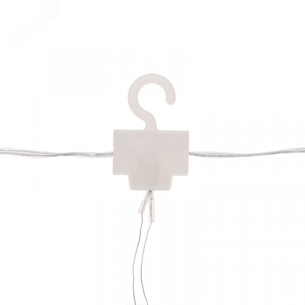 Гирлянда Светодиодный дождь из росы 3х3 м белый USB + пульт управления с крючками для крепления