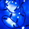 Гирлянда светодиодная декоративная ARD-STRING-CLASSIC-10000-BLACK-100LED-FLASH BLUE 230V, 7W ARDCL, IP65