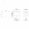 Выключатель клавишный 250V 6А (3с) ON-ON черный Mini