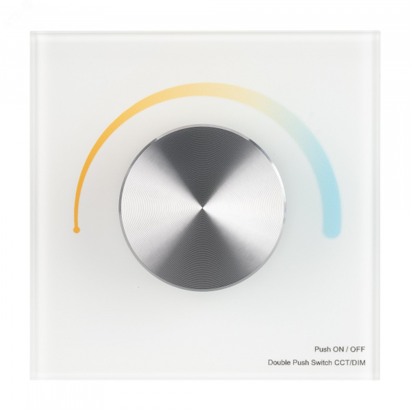 Панель SMART-P2-MIX-G-IN White 3V, Rotary, 2.4G IP20 пластик, 5 лет