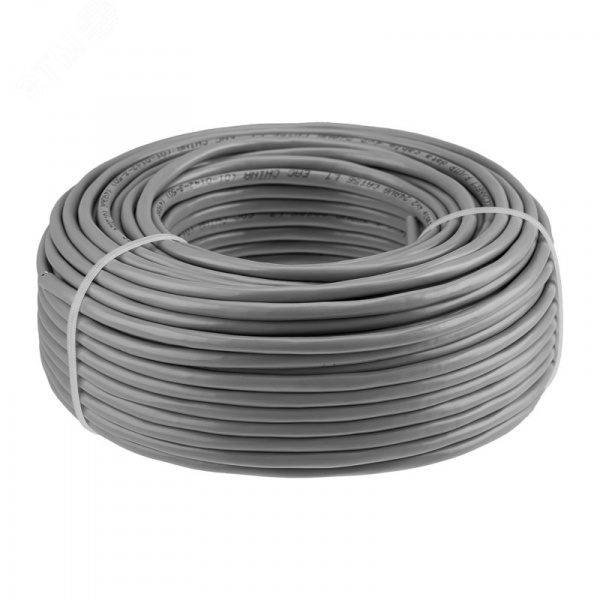 Витая пара F/UTP CAT5e 4PR 24AWG CCA PVC IN серый 50 м