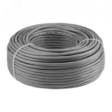 Витая пара F/UTP CAT5e 4PR 24AWG CCA PVC IN серый 50 м