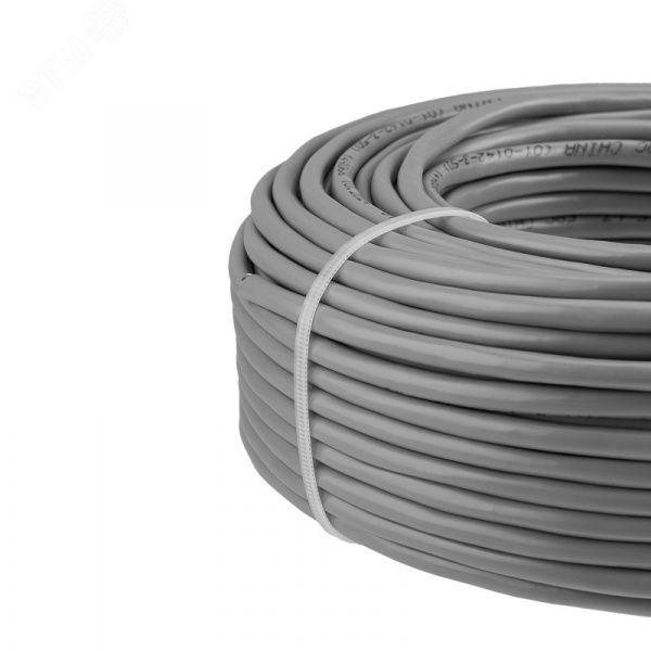 Витая пара F/UTP CAT5e 4PR 24AWG CCA PVC IN серый 50 м