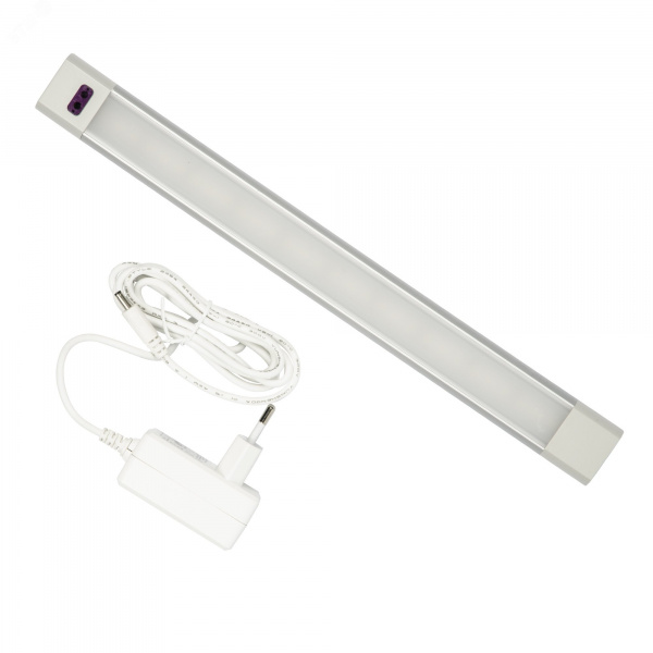 Светильник светодиодный для мебели ULI-F47-5W/4500K/DIM SENSOR IP20 SILVER 300х30х11,5мм 400Лм