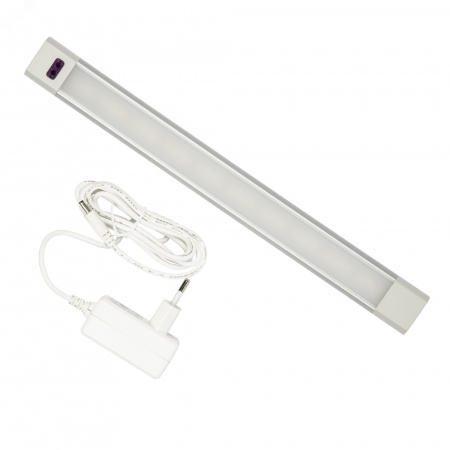 Светильник светодиодный для мебели ULI-F47-5W/4500K/DIM SENSOR IP20 SILVER 300х30х11,5мм 400Лм