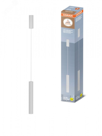 Подвесной декоративный светильник OSRAM TUBE ДСО 12Вт 3000К 800Лм IP20 белый