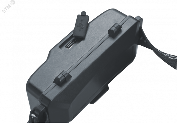 Фонарь светодиодный NPT-H44-ACCU 10Вт 1LED налобный аккумуляторный
