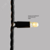 Гирлянда светодиодная Нить 20 м 200 LED, теплый белый, черный каучук, IP67, постоянное свечение, 230 В, соединяется нужен блок питания