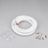 Лента герметичная SPI-MOONLIGHT-TOP-F180-D25мм 12V RGB-PX2 360deg 20 W/m, IP65, 3535, 3m, wire x1 вывод кабеля прямой