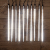Гирлянда Тающие сосульки 24 В, комплект 10 штук х 50 см, шаг 100 см, 600 LED, белый