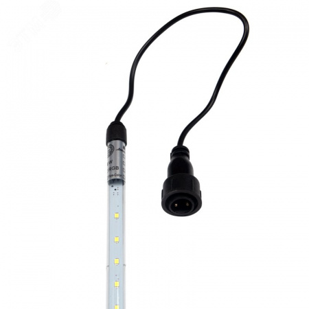 Гирлянда Тающие сосульки 24 В, комплект 10 штук х 50 см, шаг 100 см, 600 LED, белый