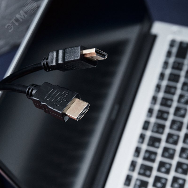 Кабель HDMI - HDMI 1.4, 2 м, Gold