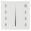 Панель Sens SMART-P29-DIM White 230V, 4 зоны, 2.4G ARL, IP20 пластик, 5 лет