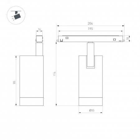 Панель Sens SMART-P29-DIM White 230V, 4 зоны, 2.4G ARL, IP20 пластик, 5 лет