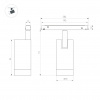 Панель Sens SMART-P29-DIM White 230V, 4 зоны, 2.4G ARL, IP20 пластик, 5 лет