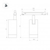 Панель Sens SMART-P29-DIM White 230V, 4 зоны, 2.4G ARL, IP20 пластик, 5 лет
