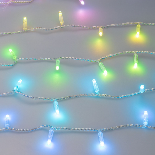 Гирлянда светодиодная декоративная ARD-STRING-CLASSIC-10000-CLEAR-95LED-LIVE RGBW-DMX 24V, 10W ARDCL, IP65