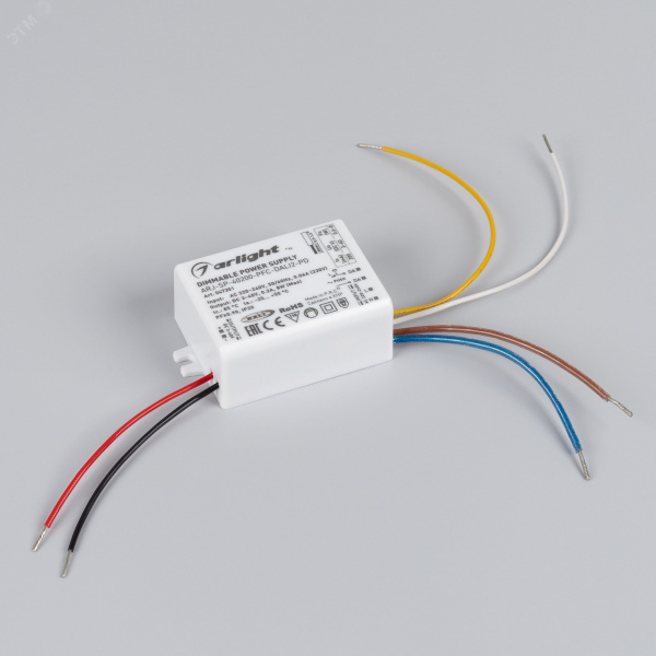 Усилитель ARL-5022-RGB 12-24V, 3x10A, 360-720W ARL, IP20 металл, 2 года