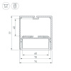 Усилитель ARL-5022-RGB 12-24V, 3x10A, 360-720W ARL, IP20 металл, 2 года