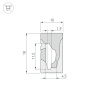 Усилитель ARL-5022-RGB 12-24V, 3x10A, 360-720W ARL, IP20 металл, 2 года
