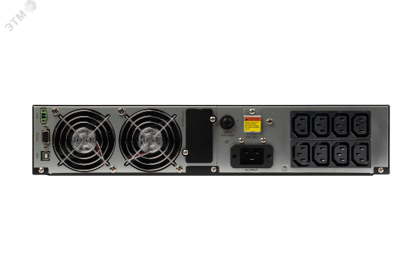 Источник бесперебойного питания SMARTWATT UPS DATA PRO IEC 3kVA, онлайн, мощность 3000/2700 ВА/Вт, стоечный/напольный, LCD дисплей, управляемые розетки, IEC13 - 8 шт., встроенные АКБ