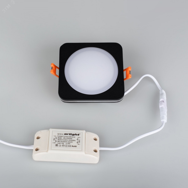 Панель светодиодная LTD-96x96SOL-BK-10W Day White IP44 пластик 3 года